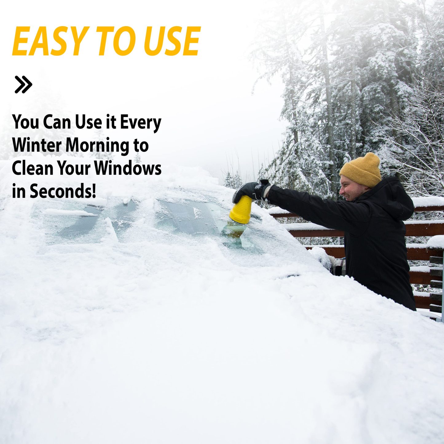 Portable Cordless for Car Windshield Glass Frost Removal