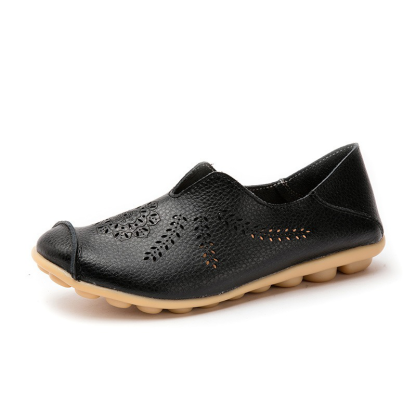 Women’s Casual Flat Loafers with Flexible Rubber Sole