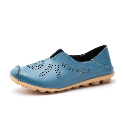 Women’s Casual Flat Loafers with Flexible Rubber Sole