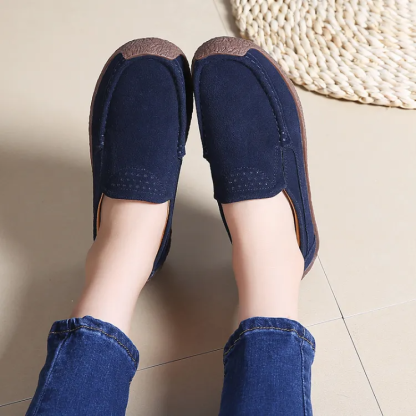 Women’s Soft Suede Comfort Slip-On Loafers