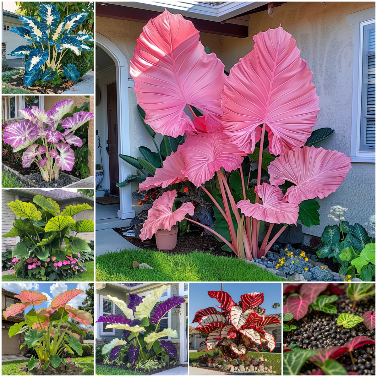 🌈 Giant Colored Caladium Seeds🎊Your Perfect Choice for a Vibrant Garden 🌿