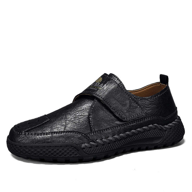 Men's Handcrafted Genuine Leather Orthopedic Velcro Loafers