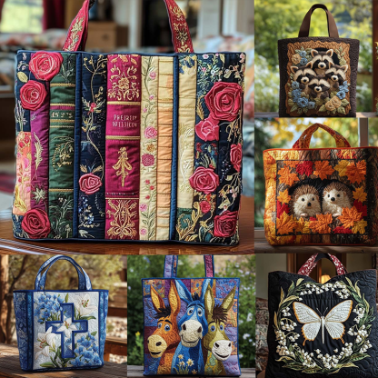 🎁❤️Interesting Quilted Tote Bag