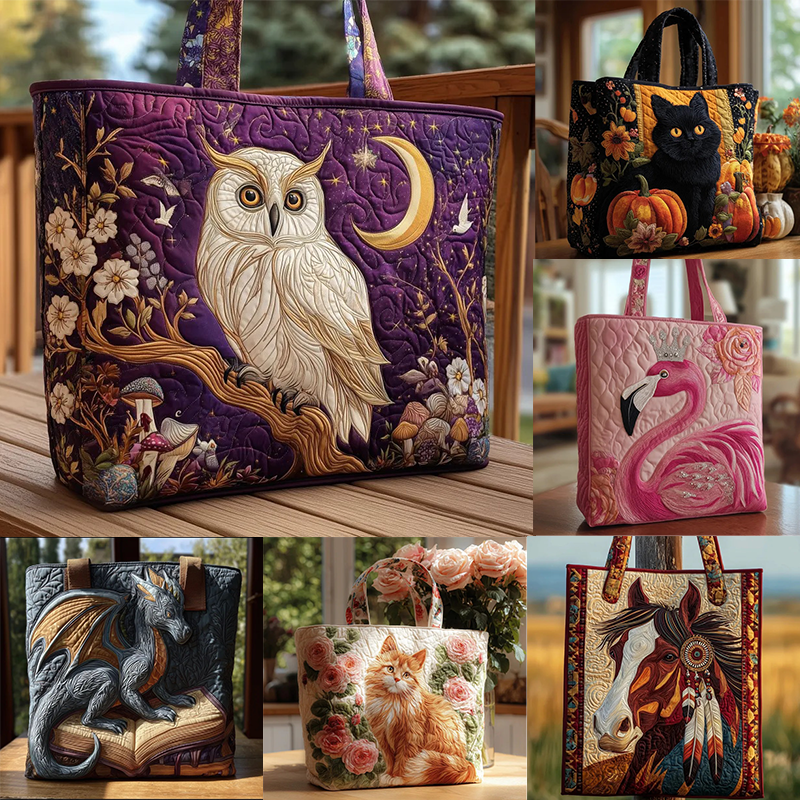 🎁❤️Interesting Quilted Tote Bag