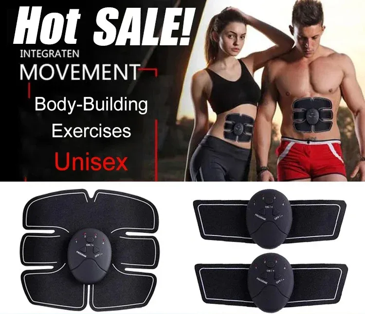 Smart Rechargeable EMS Muscle Stimulator Device