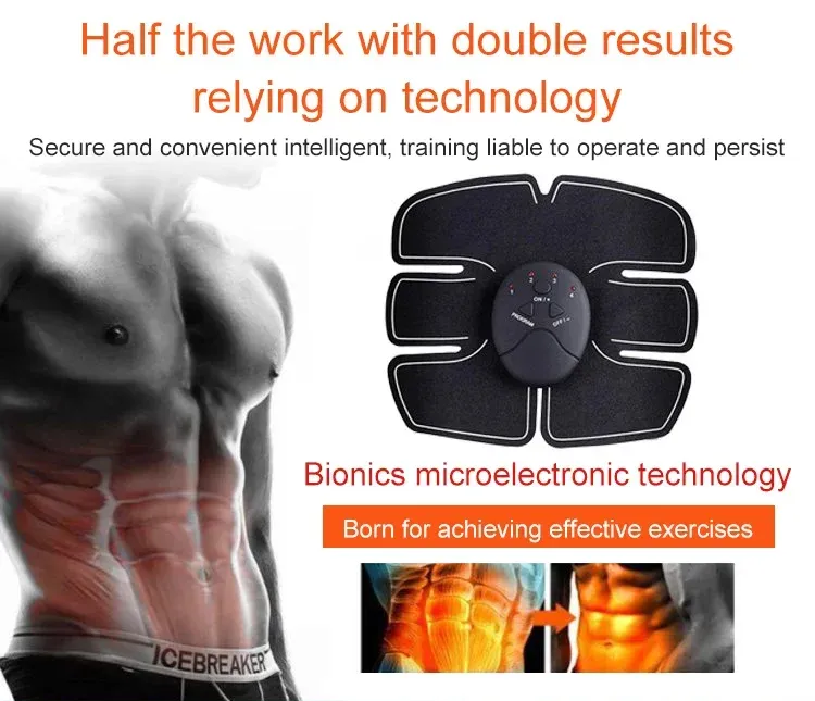 Smart Rechargeable EMS Muscle Stimulator Device