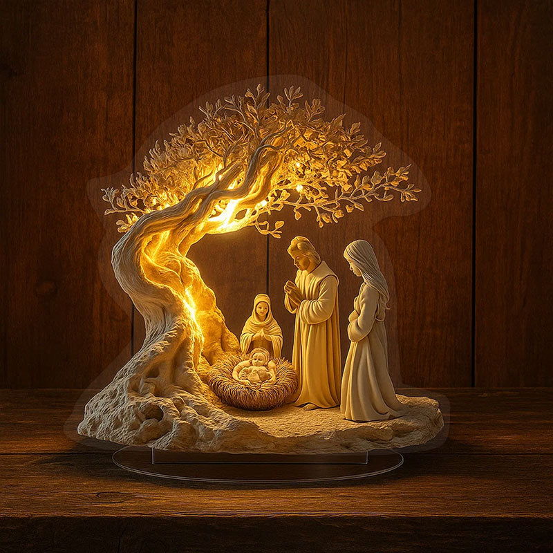 Jesus Tree of Life Newborn Desktop Decoration