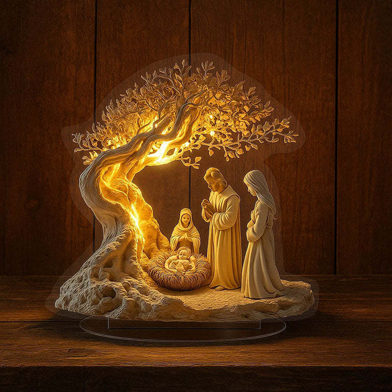 Jesus Tree of Life Newborn Desktop Decoration