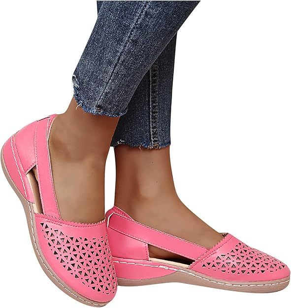 Women Wedges Orthopedic Hollow Out Sandals