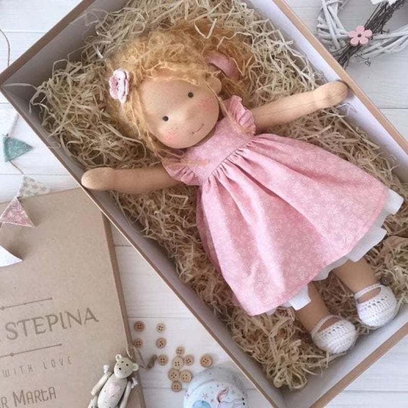 🎁🎁The Best Christmas Gift for Kids-Handmade Waldorf Doll👧(Buy 2 Free Shipping)