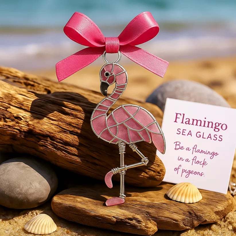 🔥LAST DAY 60% OFF🔥 Handmade Sea Glass Bird Ornament