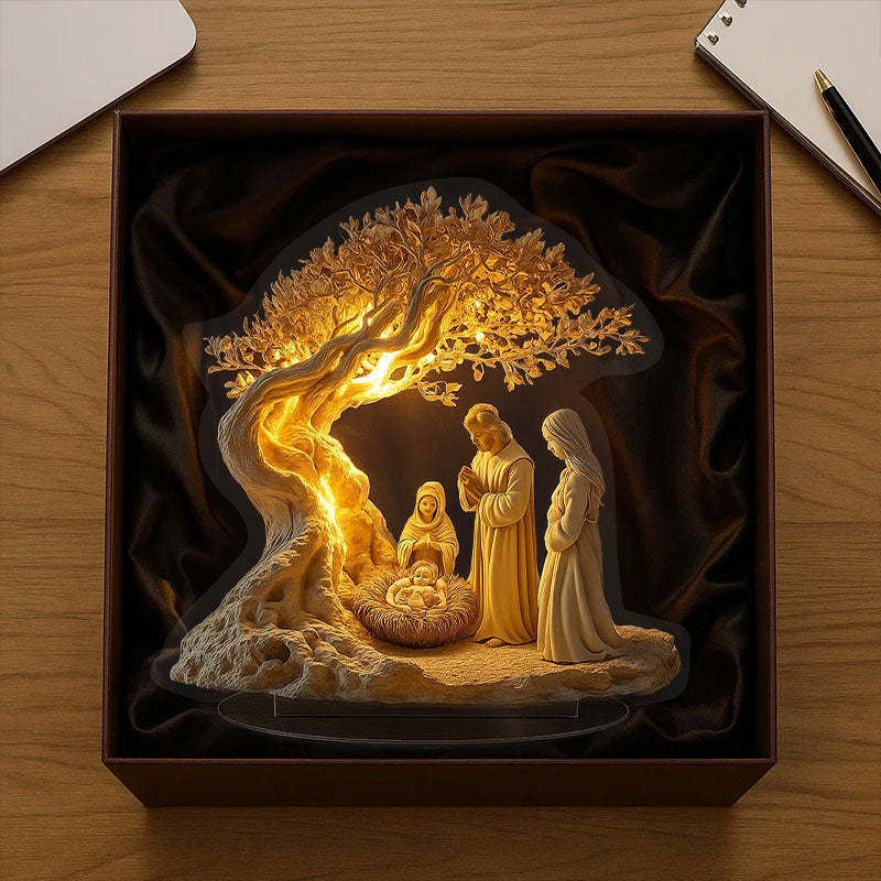 Jesus Tree of Life Newborn Desktop Decoration