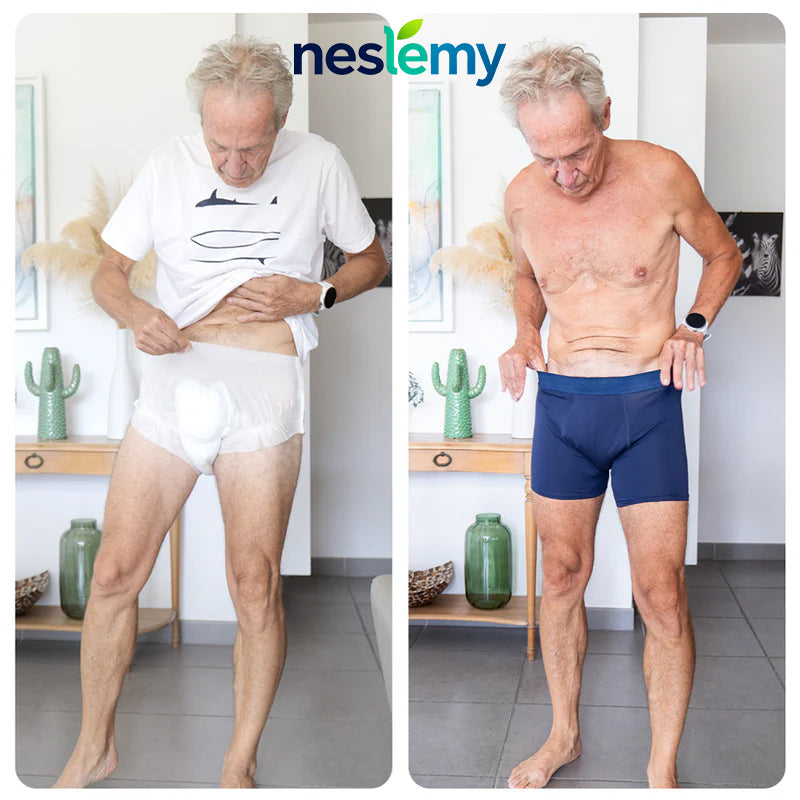 🎋Neslemy  Men’s Washable Incontinence Boxer Briefs
