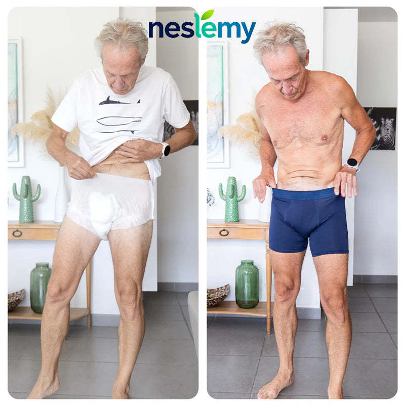 🎋Neslemy  Men’s Washable Incontinence Boxer Briefs
