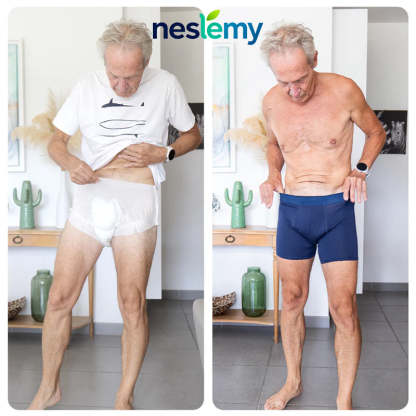 🎋Neslemy  Men’s Washable Incontinence Boxer Briefs