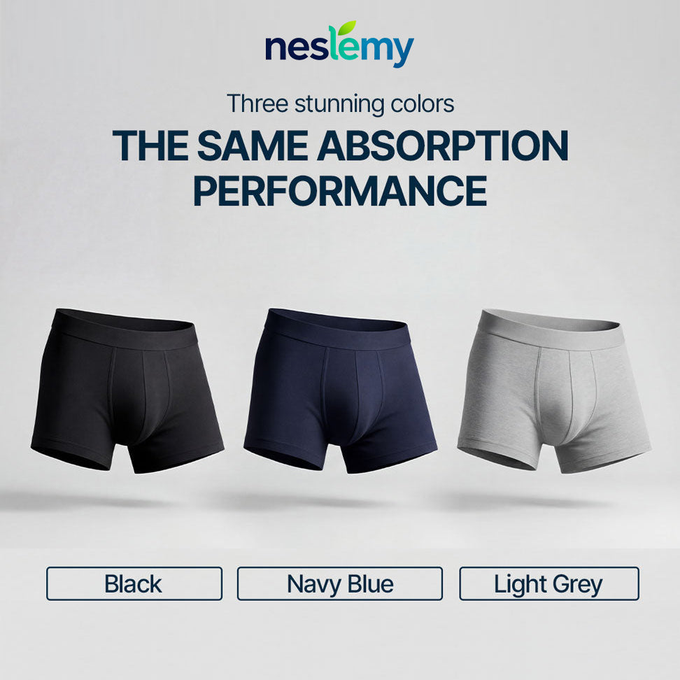🎋Neslemy  Men’s Washable Incontinence Boxer Briefs