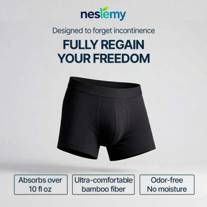 🎋Neslemy  Men’s Washable Incontinence Boxer Briefs