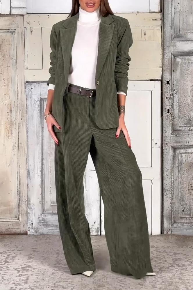 New Arrival 🔥 Women's Casual Corduroy Suit