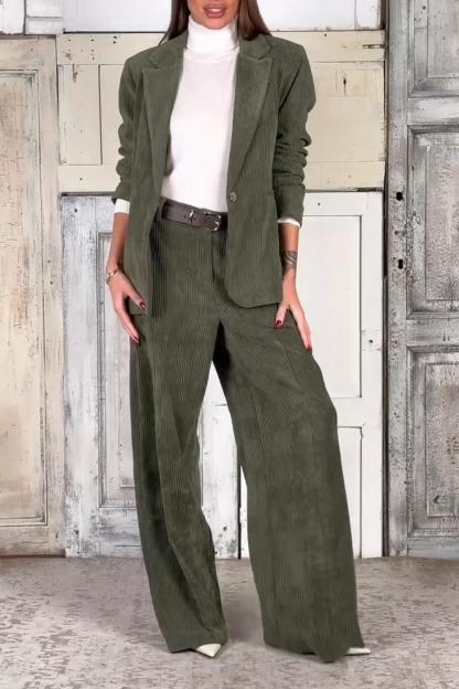 New Arrival 🔥 Women's Casual Corduroy Suit