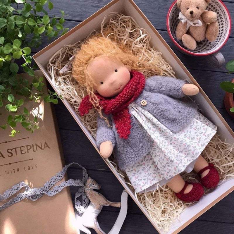 🎁🎁The Best Christmas Gift for Kids-Handmade Waldorf Doll👧(Buy 2 Free Shipping)