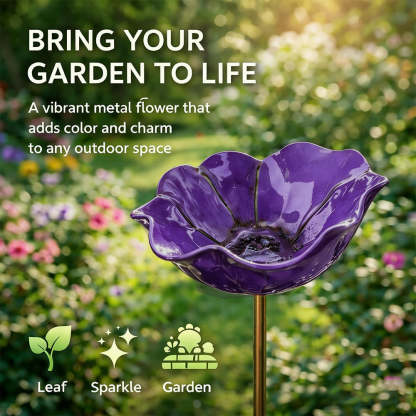 🔥2026 Mother's Day Gifts 50% Off🔥Handmade Metal Flower Garden Stake🐦
