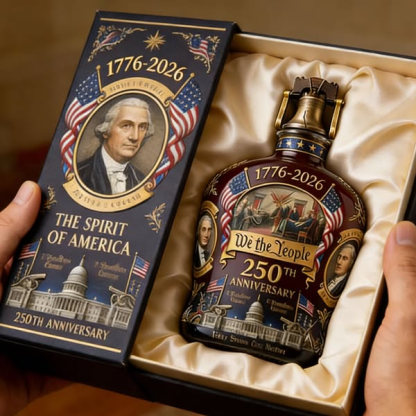 U.S. 250th Anniversary Commemorative Whiskey Decanter 1776-2026 (🎁BUY 2 FREE SHIPPING)