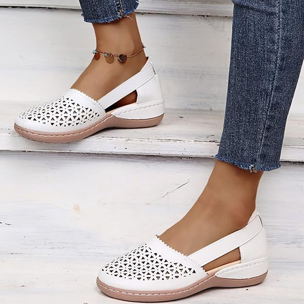 Women Wedges Orthopedic Hollow Out Sandals