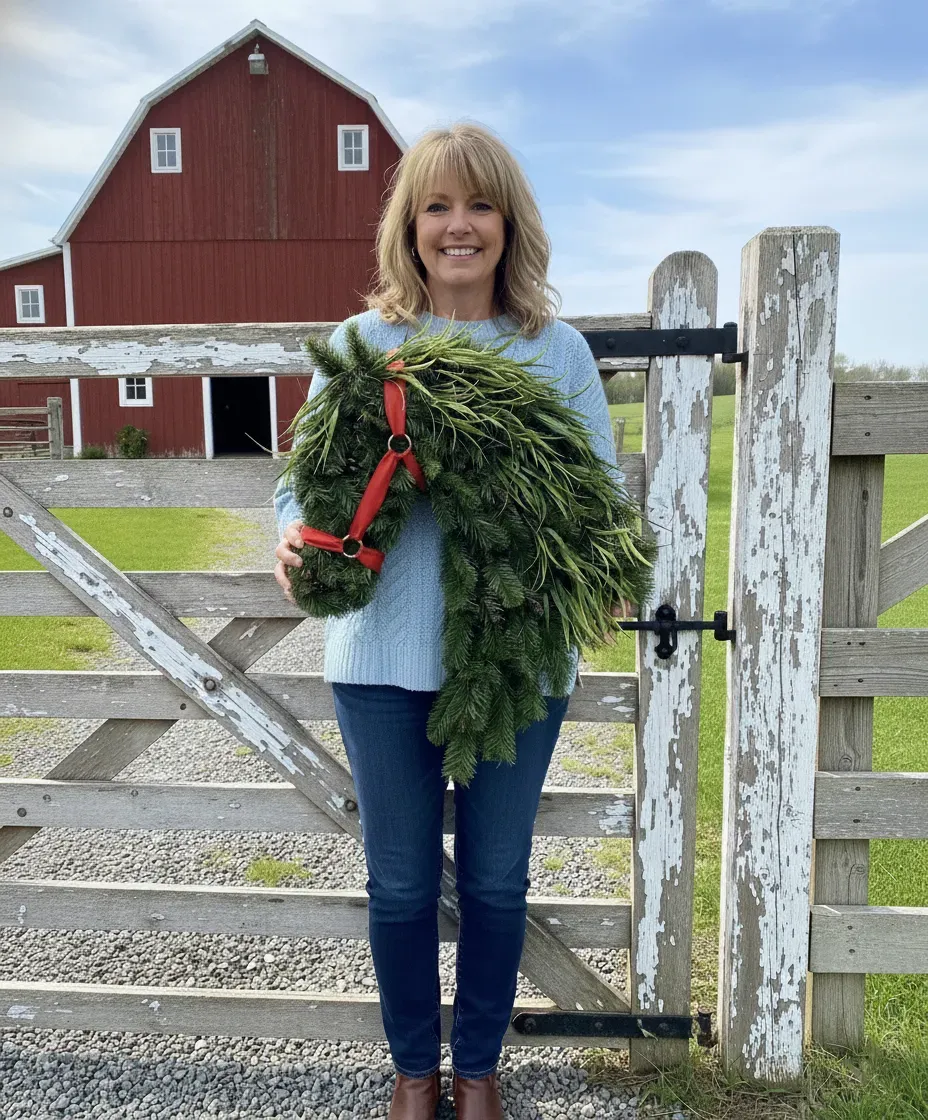 🎄Christmas Early Bird Sale - 49%OFF🐴Horse Head Wreath for Front Door