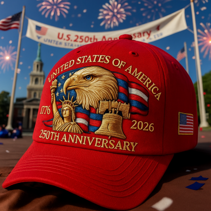 Eagle & Liberty – United States 250th Anniversary Hat