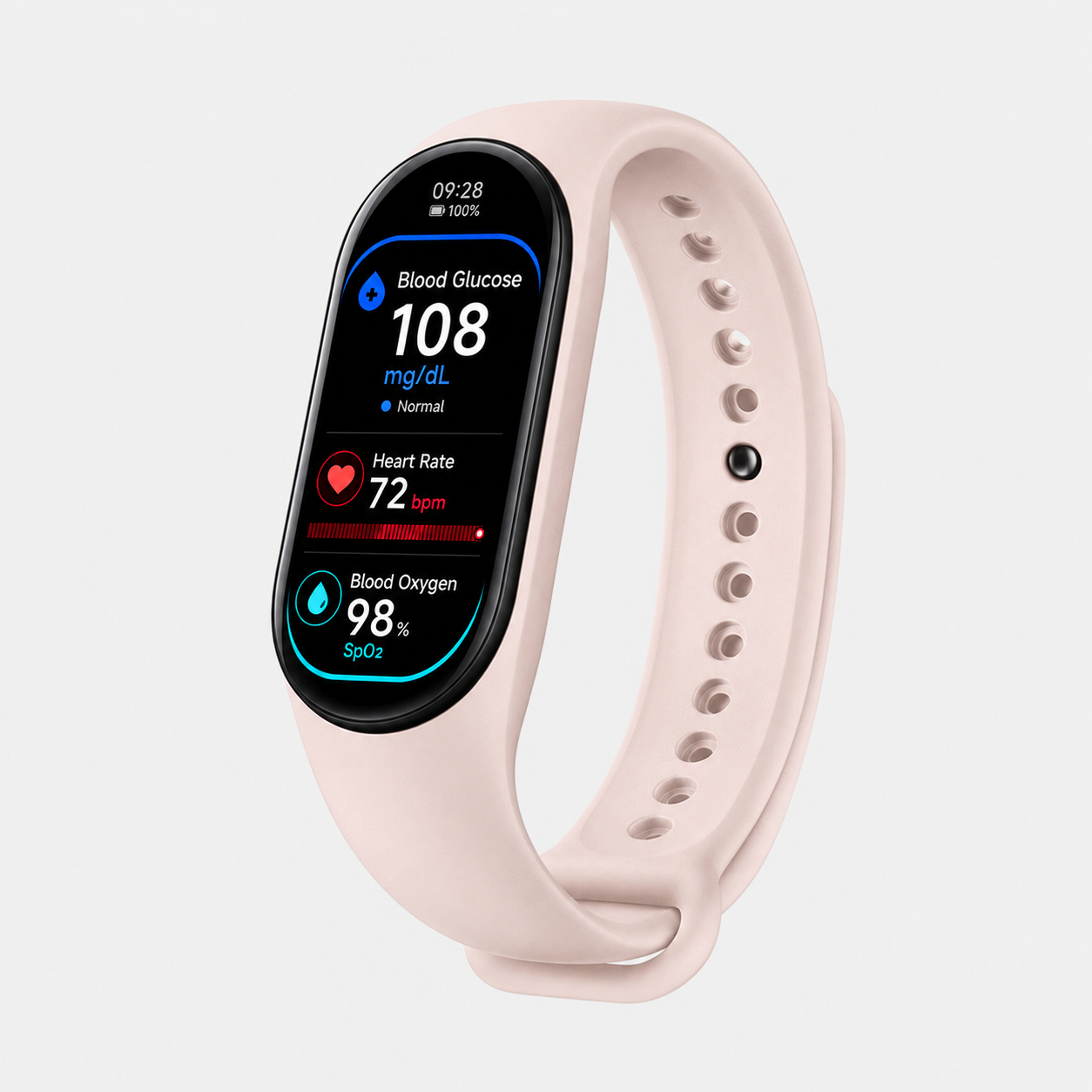🏆 2026 Pryxo™ M9 Non-Invasive Smart Band 📈12 health reports - No-Prick   