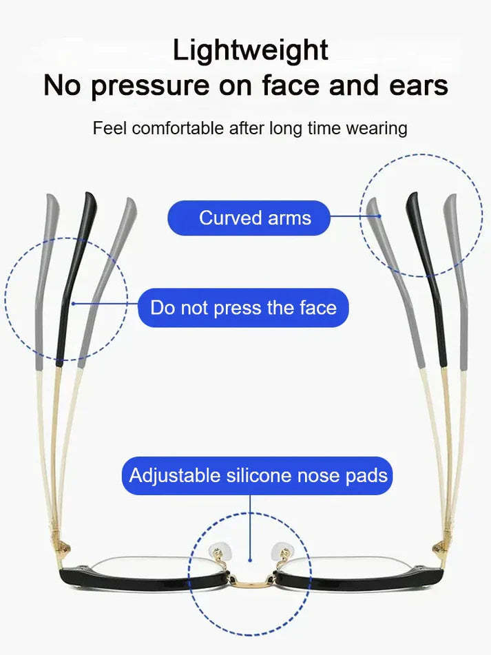 🎁Hot Sale🔥👓Ultra Light Anti Blue Presbyopic Glasses✨
