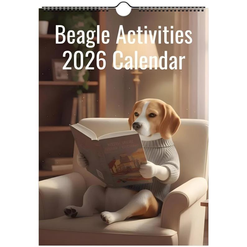 Golden Retriever dog Calendar 2026 - Daily Activities