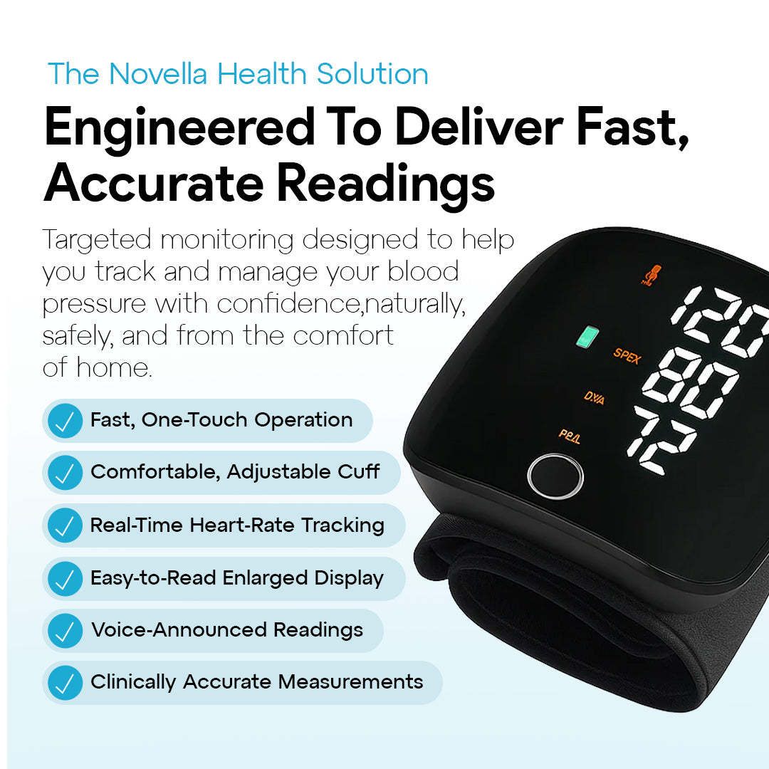 Novella Health™ - Clinical-Grade BP Monitor