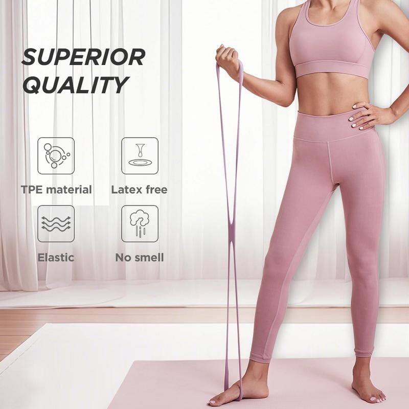 🏆Flash Sale⚡Figure 8 Resistance Bands – Arms & Chest Workout for Women & Men – TPE Yoga Gym Fitness