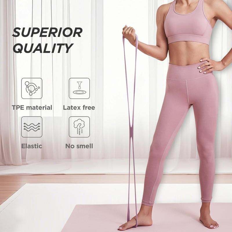 🏆Flash Sale⚡Figure 8 Resistance Bands – Arms & Chest Workout for Women & Men – TPE Yoga Gym Fitness