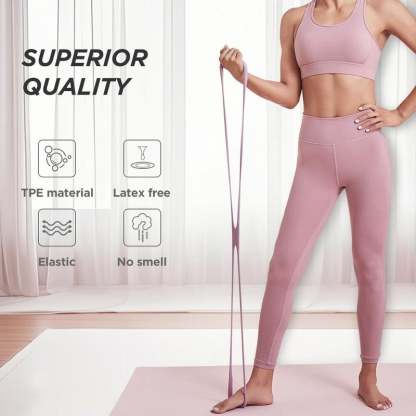 🏆Flash Sale⚡Figure 8 Resistance Bands – Arms & Chest Workout for Women & Men – TPE Yoga Gym Fitness