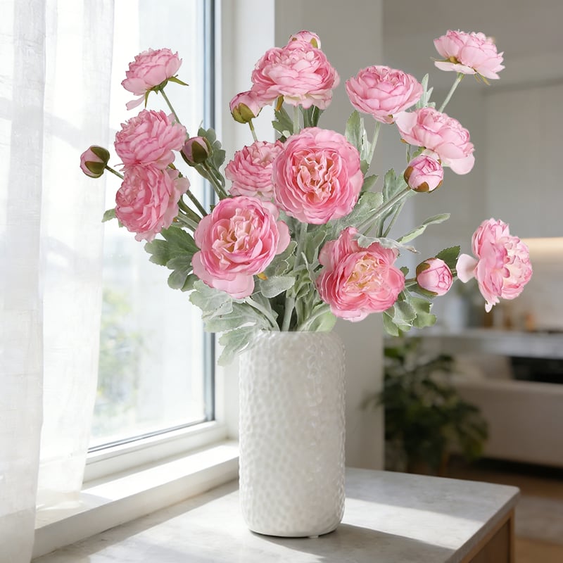 🌸 Lifelike Luxury Peony Flowers – The best gift for Mother's Day! 💐✨