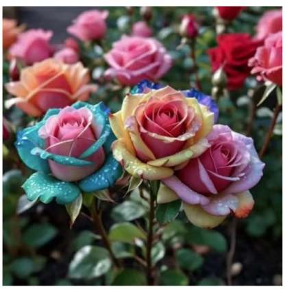 🔥RARE BLACK RED ROSE FLOWER SEEDS