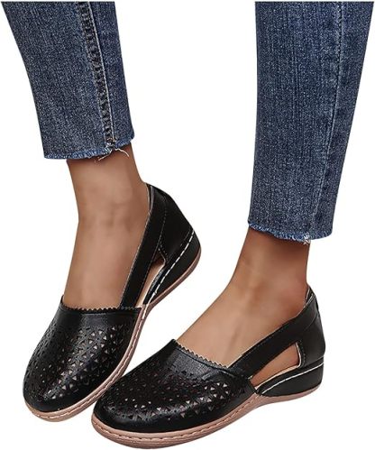 Women Wedges Orthopedic Hollow Out Sandals