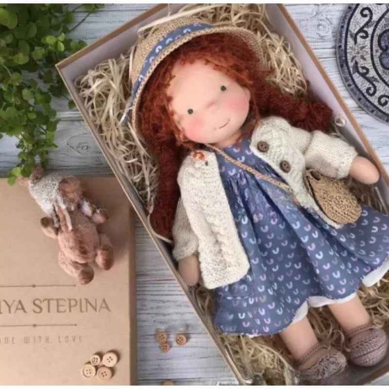 🎁🎁The Best Christmas Gift for Kids-Handmade Waldorf Doll👧(Buy 2 Free Shipping)