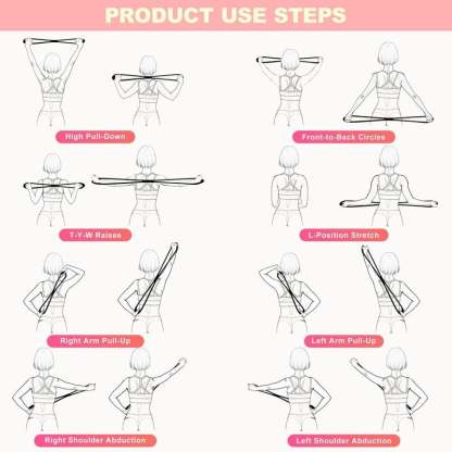 🏆Flash Sale⚡Figure 8 Resistance Bands – Arms & Chest Workout for Women & Men – TPE Yoga Gym Fitness