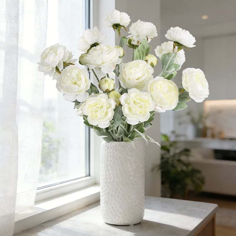 🌸 Lifelike Luxury Peony Flowers – The best gift for Mother's Day! 💐✨