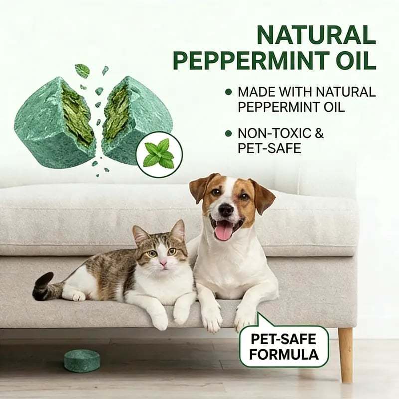 Rodent Repellent 12 Pack Mouse Repellent Balls - Peppermint Lemon Oil Mice Repellent for Squirrel Rats Spider Pests, Mice Repellent for Indoor/Outdoor Use