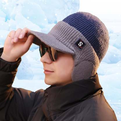 ❄️ Men’s Winter Knitted Earflap Hat