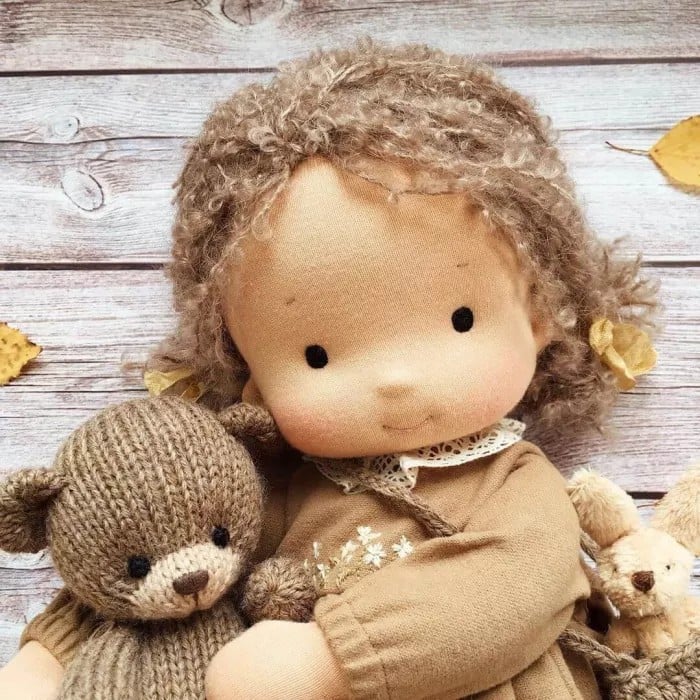 🎁🎁The Best Christmas Gift for Kids-Handmade Waldorf Doll👧(Buy 2 Free Shipping)