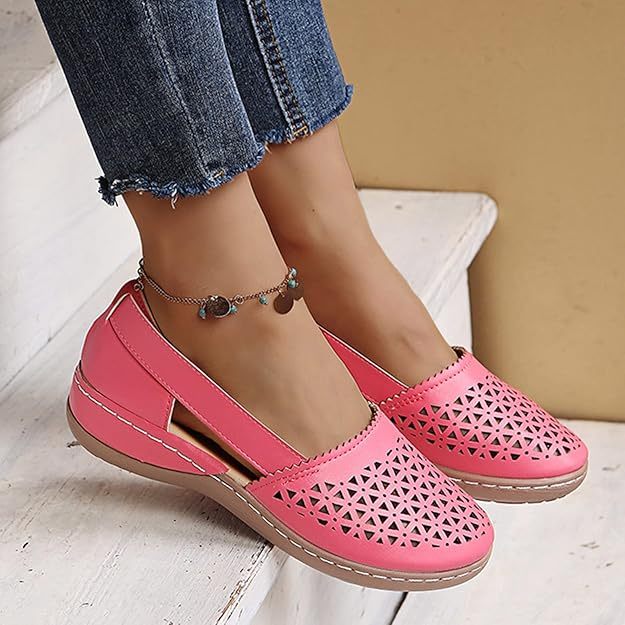 Women Wedges Orthopedic Hollow Out Sandals