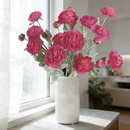 🌸 Lifelike Luxury Peony Flowers – The best gift for Mother's Day! 💐✨