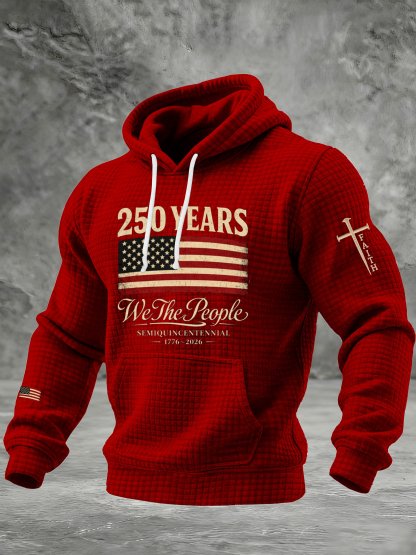 🎖️Men's Casual Printed Hooded Sweatshirt