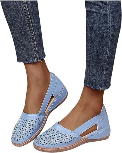 Women Wedges Orthopedic Hollow Out Sandals