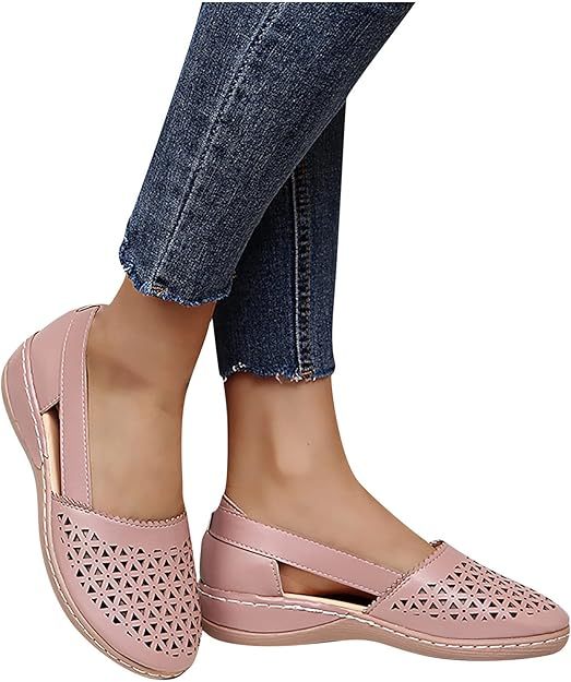 Women Wedges Orthopedic Hollow Out Sandals